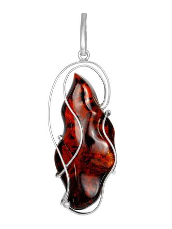 Handcrafted Silver With Cherry Amber The Rialto, image 