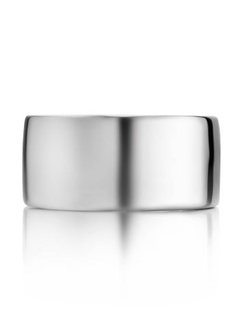 Minimalistic sterling silver unisex ring The ICONIC, Ring Size: Adjustable, image , picture 3