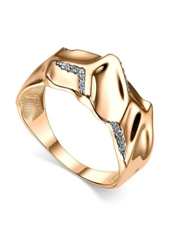 Fabulous Gold Plated Band Ring, Ring Size: 6.5 / 17, image 