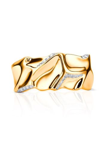 Fabulous Gold Plated Band Ring, Ring Size: 6.5 / 17, image , picture 4