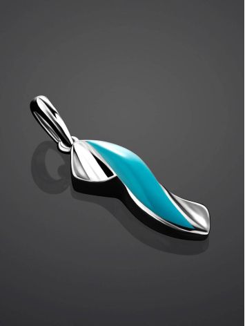 Sterling Silver Pendant With Enamel, image , picture 2