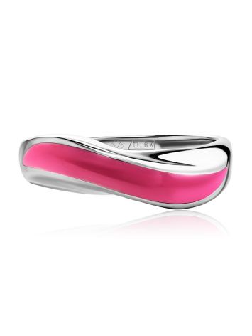 Cute Pink Enamel Ring, Ring Size: 5.5 / 16, image , picture 4