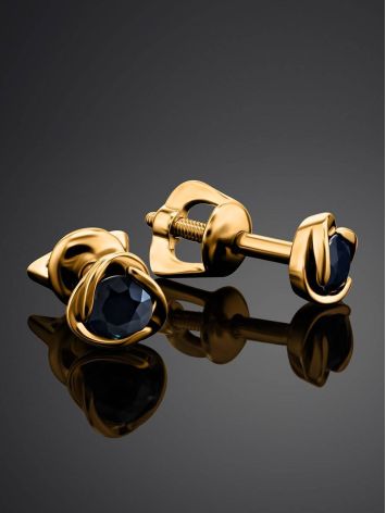 Adorable Sapphire Studs, image , picture 2