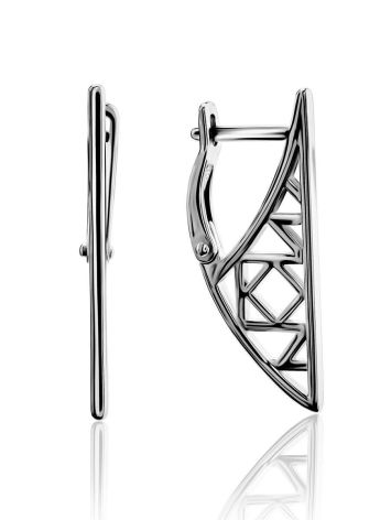 Laced Silver Earrings The Sacral, image 