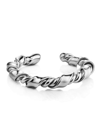 Beautiful Barley Twist Sterling Silver Ring The Liquid, Ring Size: Adjustable, image , picture 4