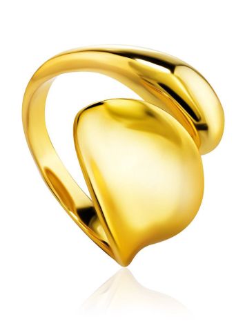 Opulent Gold-Plated Silver Ring The Ifamore, Ring Size: Adjustable, image 