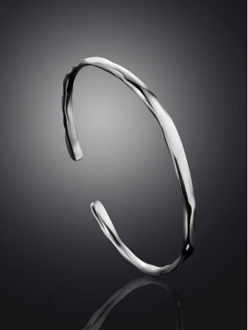 Designer Sterling Silver Bangle The Liquid, image , picture 2