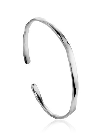 Designer Sterling Silver Bangle The Liquid, image 