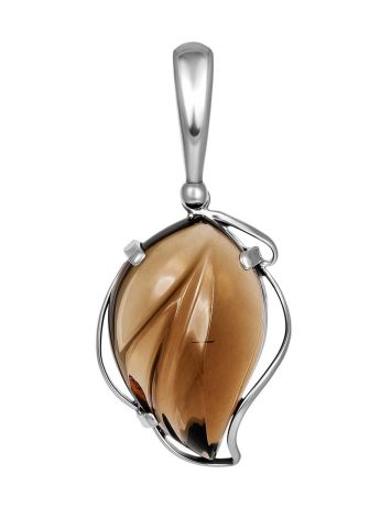 Smoky Quartz Silver Pendant The Serenade, image 