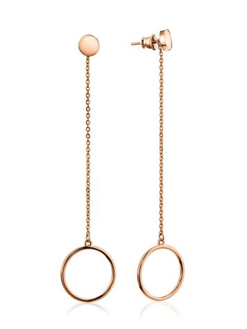 Chic Rose Gold Plated Silver Dangles The ICONIC, image 