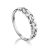 Ultra Chic Silver Crystal Ring, Ring Size: 5.5 / 16, image 