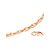 Gold Plated Silver Cable Chain 55 cm, Length: 40, image 