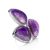 Purple Multi Stone Cluster Cocktail Ring The Bella Terra, Ring Size: 9 / 19, image 