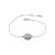 Amazing Silver Bracelet With Spiral Design Detail The Enigma Collection, Length: 19, image 