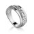 Textured Silver Band Ring, Ring Size: 6.5 / 17, image 