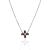 Minimalist Design Silver Amber Necklace The Supreme, Length: 49, image 
