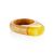 Exotic Style Wooden Amber Ring The Indonesia, Ring Size: 8 / 18, image 