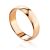 Glossy Golden Band Ring, Ring Size: 6.5 / 17, image 