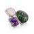 Voluptuous Silver Ring With Natural Stones Bella Terra, Ring Size: 9 / 19, image 