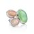 Designer Silver Cocktail Ring With Multicolor Stones Bella Terra, Ring Size: 7 / 17.5, image 