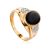 Fabulous Unisex Gold Ring With Crystals, Ring Size: 12 / 21.5, image 
