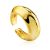 18ct Gold on Sterling Silver Open Ring The ICONIC, Ring Size: Adjustable, image 