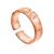 Textured Rose Gold on Sterling Silver Ring  The Liquid, Ring Size: Adjustable, image 
