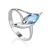 Chic Silver Topaz Ring, Ring Size: 9.5 / 19.5, image 