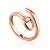 Belt Shaped Coil Ring The ICONIC, Ring Size: Adjustable, image 