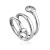 Silver Belt Shaped Ring The ICONIC, Ring Size: Adjustable, image 