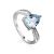 Classy Silver Topaz Ring, Ring Size: 7 / 17.5, image 