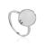 Silver Moon Stone Ring, Ring Size: 8.5 / 18.5, image 