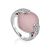 Chic Pink Chalcedony Ring, Ring Size: 7 / 17.5, image 