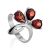 Charming Silver Garnet Ring, Ring Size: 6.5 / 17, image 
