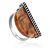 Ethnic Style Silver Wooden Ring, Ring Size: 8.5 / 18.5, image 