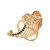 Wing Motif Gilded Silver Ring, Ring Size: 8 / 18, image 