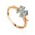 Gilded Silver Topaz Ring, Ring Size: 8 / 18, image 