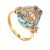 Light Blue Quartz Ring, Ring Size: 7 / 17.5, image 