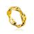 Chain Motif Gilded Silver Ring The ICONIC, Ring Size: 8 / 18, image 