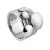Chunky Silver Band Ring The ICONIC, Ring Size: 8 / 18, image 