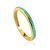 Trendy Ultra Slender Enamel Ring, Ring Size: 7 / 17.5, image 