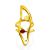 Voluminous Gilded Silver Amber Adjustable Ring The Palazzo, Ring Size: Adjustable, image 