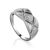 Textured Silver Ring, Ring Size: 6 / 16.5, image 