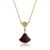 Flamboyant Design Gilded Silver Amber Necklace, Length: 50, image 