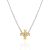Refined Cross Motif Amber Pendant Necklace The Supreme, Length: 49, image 