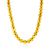 Glistening Faceted Amber Beaded Necklace, Length: 51, image 