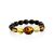 Ethnic Style Black Amber Beaded Bracelet The Cuba, Length: 17, image 
