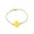 Stylish Gilded Silver Amber Chain Bracelet The Monaco, Length: 17, image 