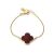 Trendy Gilded Silver Amber Chain Bracelet The Monaco, Length: 16, image 