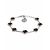 Stylish Silver Amber Chain Bracelet The Monaco, Length: 17, image 